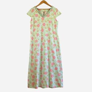 NWT Hanna Andersson Floral 100% Cotton Maxi Dress XL